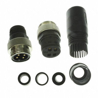 41-00005 by Conec - CONNECTOR RECPT MALE 4POS GOLD SCREW