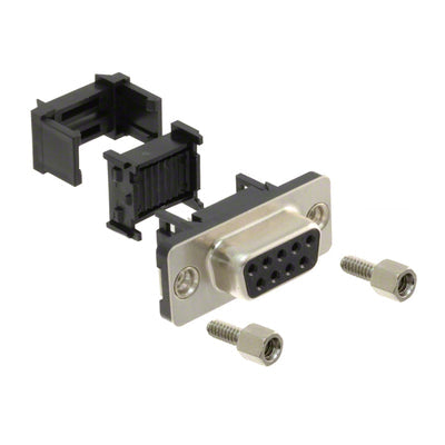 410F0-09-1-004S by CNC Tech - CONNECTOR D-SUB RCPT 9POS IDC