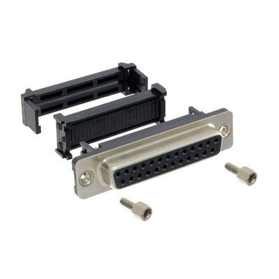 410F0-25-1-004S by CNC Tech - CONNECTOR D-SUB RCPT 25POS IDC