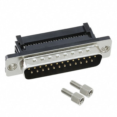 410M0-25-1-00 by CNC Tech - CONNECTOR D-SUB PLUG 25POS IDC