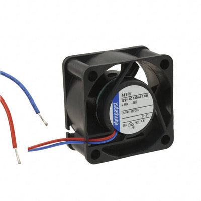 412H by ebm-papst Inc. - FAN AXIAL 40X20MM 12VDC WIRE