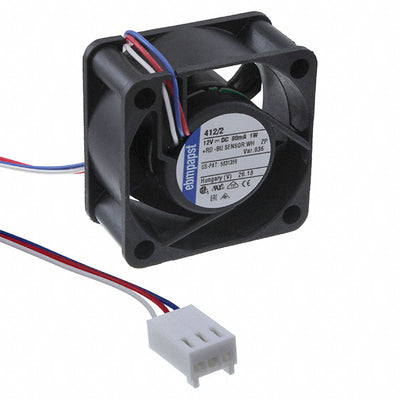 412/2-036 by ebm-papst Inc. - FAN AXIAL 40X20MM 12VDC WIRE
