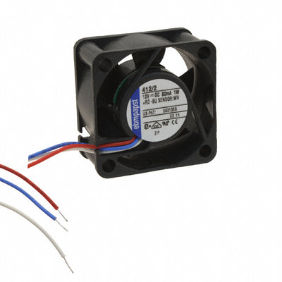 412/2 by ebm-papst Inc. - FAN AXIAL 40X20MM 12VDC WIRE