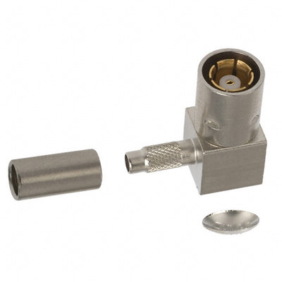 414002-4 by TE Connectivity AMP Connectors - CONNECTOR SMB PLUG R/A 50 OHM SOLDER
