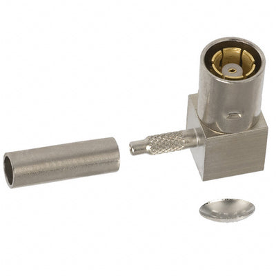414002-8 by TE Connectivity AMP Connectors - CONNECTOR SMB PLUG R/A 50 OHM SOLDER