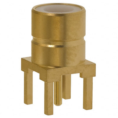 414244-1 by TE Connectivity AMP Connectors - CONNECTOR SMB JACK STR 75 OHM PCB