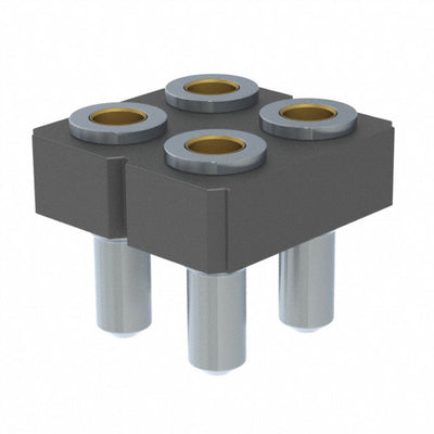 415-47-204-41-004000 by Mill-Max Manufacturing Corp. - CONNECTOR SOCKET 4POS 0.1 GOLD PCB