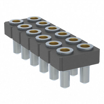 415-47-212-41-004000 by Mill-Max Manufacturing Corp. - CONNECTOR SOCKET 12POS 0.1 GOLD PCB