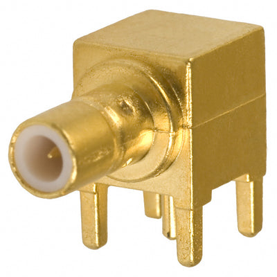 415340-1 by TE Connectivity AMP Connectors - CONNECTOR SMB JACK R/A 50 OHM PCB