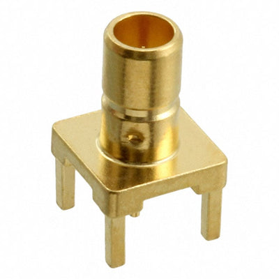 415504-4 by TE Connectivity AMP Connectors - CONNECTOR MINI SMB JACK STR 75OHM PCB