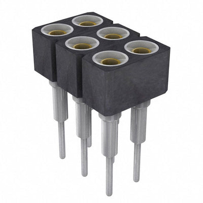 416-83-206-41-004101 by Preci-Dip - CONNECTOR SOCKET 6POS 0.1 GOLD PCB