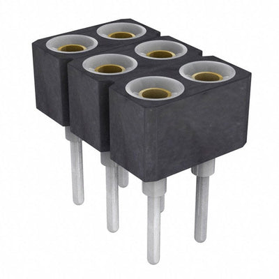 410-83-206-41-001101 by Preci-Dip - CONNECTOR SOCKET 6POS 0.1 GOLD PCB