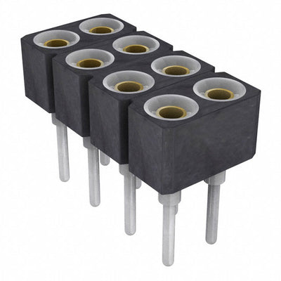 411-87-208-41-001101 by Preci-Dip - CONNECTOR SOCKET 8POS 0.1 GOLD PCB
