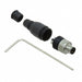 42-00009 by Conec - CONNECTOR RECPT MALE 3POS GOLD SCREW