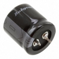 400HXG220MEFCSN30X30 by Rubycon - ALUMIN CAP 220UF 20% 400V SNAP