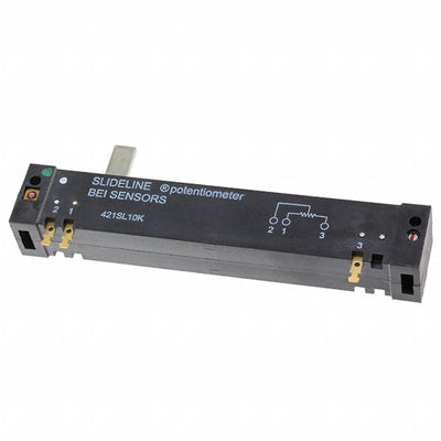 421SL10K by Sensata-BEI Sensors - SENSOR LINEAR 69.85MM SOLDER LUG