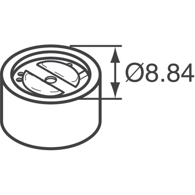SR8850NWS-000 by Knowles - SPEAKER 27.8OHM TOP PORT 114.5DB