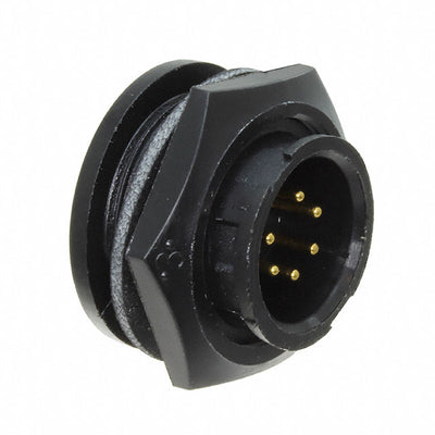 4281-6PG-300 by Conxall/Switchcraft - CONNECTOR RECPT MALE 6POS GOLD SOLDER
