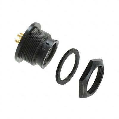4282-4SG-300 by Conxall/Switchcraft - CONNECTOR RECPT FMALE 4P GOLD SLDR CUP