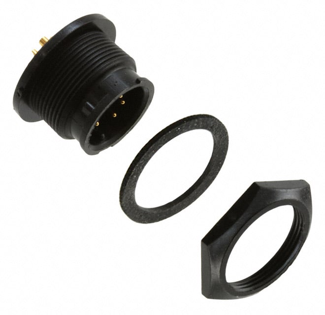 4282-6PG-300 by Conxall/Switchcraft - CONNECTOR RECPT MALE 6P GOLD SLDR CUP