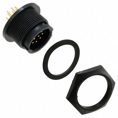4291-9PG-300 by Conxall/Switchcraft - CONNECTOR RECPT MALE 9POS GOLD SOLDER