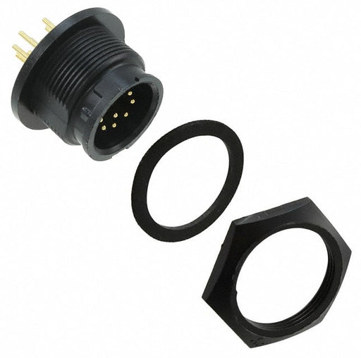 4292-8PG-3ES by Conxall/Switchcraft - CONNECTOR RECPT MALE 8POS GOLD SOLDER