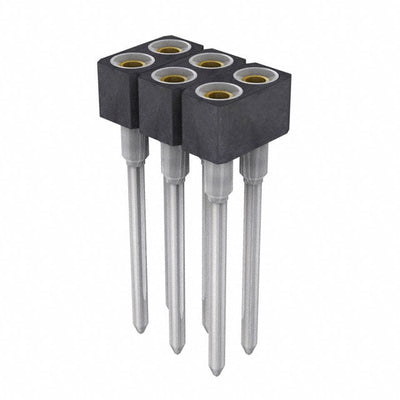 422-87-206-41-001101 by Preci-Dip - CONNECTOR SOCKET 6POS 0.1 GOLD PCB