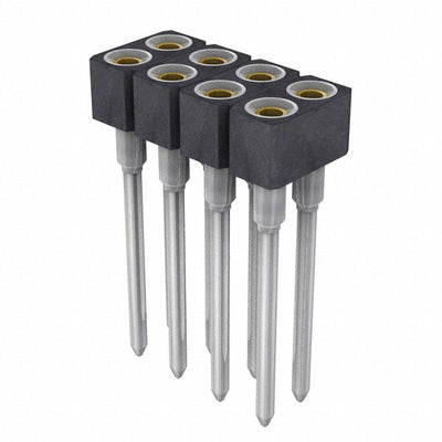 423-87-208-41-001101 by Preci-Dip - CONNECTOR SOCKET 8POS 0.1 GOLD PCB