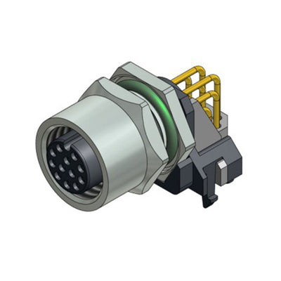 43-02742 by Conec - CONNECTOR PLUG FMALE 12POS GOLD SLDR