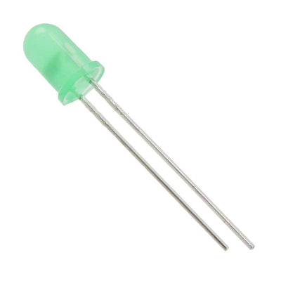 4304H5 by Visual Communications Company - VCC - LED GREEN DIFFUSED T-1 3/4 T/H