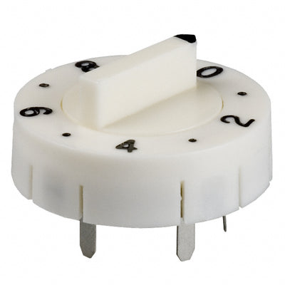 435123-1 by TE Connectivity ALCOSWITCH Switches - SWITCH ROTARY 10POS 125MA 115V