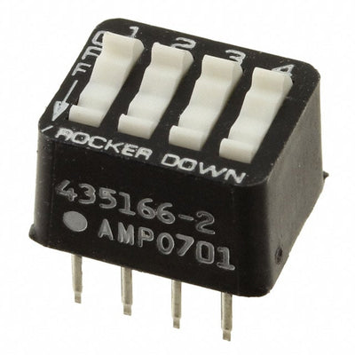 5435166-2 by TE Connectivity ALCOSWITCH Switches - SWITCH DIP SPST 4POS THRU HOLE