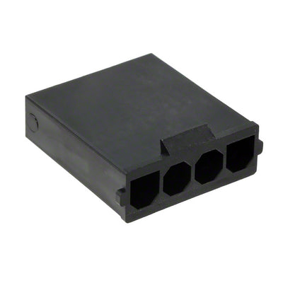 0436802004 by Molex - CONNECTOR HSG PLUG 4POS 7.50MM BLACK