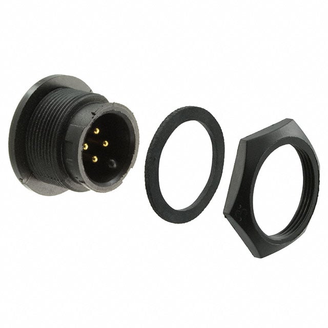 4382-4PG-300 by Conxall/Switchcraft - CONNECTOR RECPT MALE 4P GOLD SLDR CUP