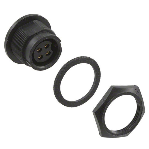 4382-4SG-300 by Conxall/Switchcraft - CONNECTOR RECPT FMALE 4P GOLD SLDR CUP