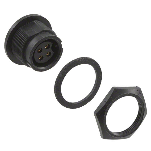 4382-4SG-300 by Conxall/Switchcraft - CONNECTOR RECPT FMALE 4P GOLD SLDR CUP