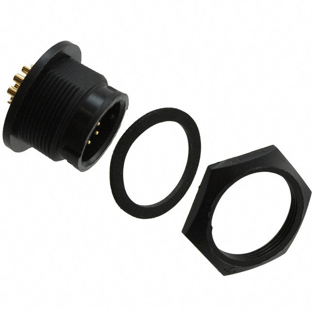 4382-6PG-300 by Conxall/Switchcraft - CONNECTOR RECPT MALE 6P GOLD SLDR CUP