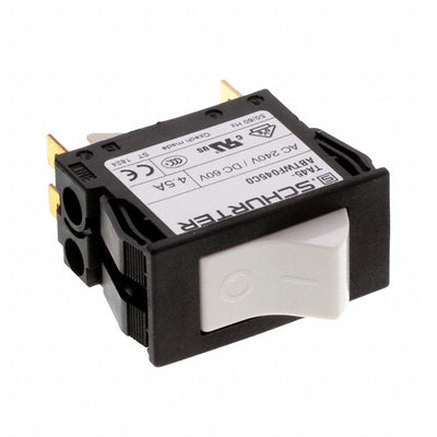 4430.0428 by SCHURTER Inc. - THERMAL CIRCUIT BREAKER4.5A 240VAC 60VDC