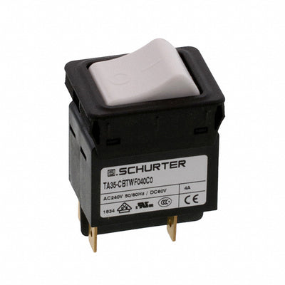 4435.0125 by SCHURTER Inc. - THERMAL CIRCUIT BREAKER4A 240VAC 60VDC
