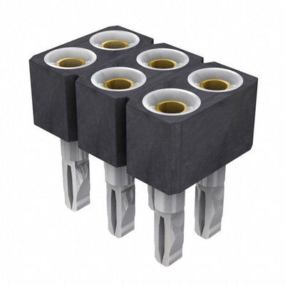 446-87-206-41-036101 by Preci-Dip - CONNECTOR SOCKET 6POS 0.1 GOLD PCB