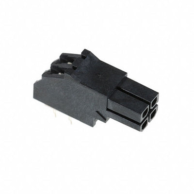 0447640401 by Molex - CONNECTOR RECPT 4POS 0.118 TIN PCB R/A