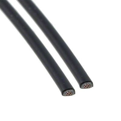 44A0111-28-0 by TE Connectivity Raychem Cable Protection - HOOK-UP DL STRND 28AWG BLACK 1