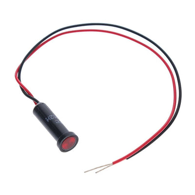 44W-NKR12H-CRO by Visual Communications Company - VCC - PMI .250"" LED 12V WIRE CLEAR RED