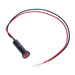 44W-NKR12H-CRO by Visual Communications Company - VCC - PMI .250"" LED 12V WIRE CLEAR RED