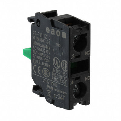 45-311.1Z10 by EAO - CONTACT BLOCK SPST-NO 10A 230V