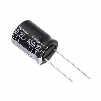 450LLE22MEFC16X20 by Rubycon - ALUMIN CAP 22UF 20% 450V RADIAL