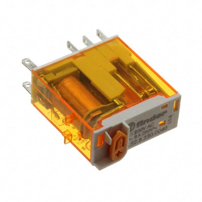 46.52.8.230.0040 by Finder Relays, Inc. - RELAY GEN PURPOSE DPDT 8A 230V
