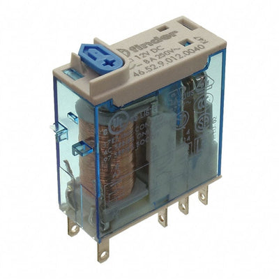 46.52.9.012.0040 by Finder Relays, Inc. - RELAY GEN PURPOSE DPDT 8A 12V