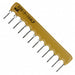 4612X-102-105LF by Bourns Inc. - RESISTOR ARRAY 6 RES 1M OHM 12SIP