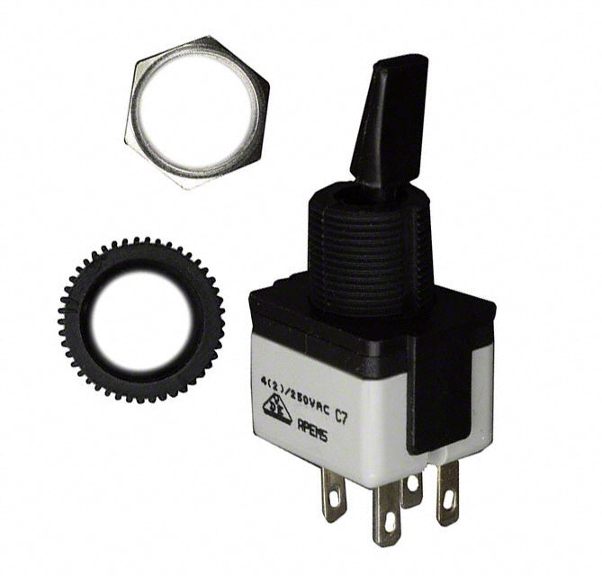 4641A22UU by APEM Inc. - SWITCH TOGGLE DPST 6A 125V